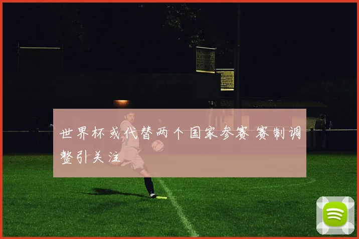 世界杯或代替两个国家参赛 赛制调整引关注
