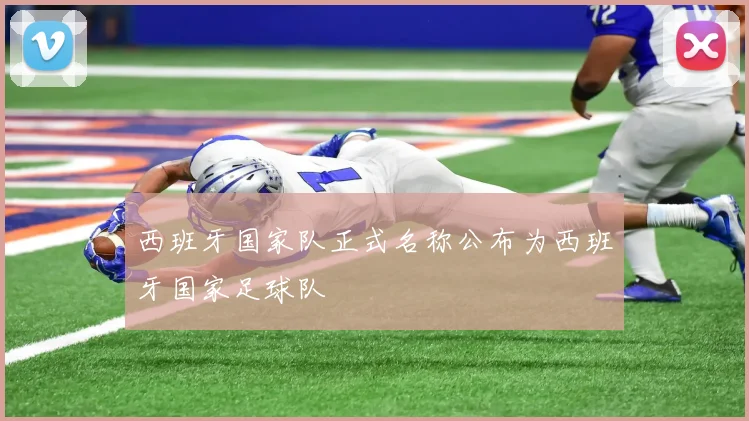 西班牙国家队正式名称公布为西班牙国家足球队